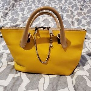 Authentic Chloe purse, yellow and cream color